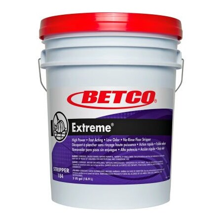 Sp Richards Betco Extreme Floor Stripper, 5 Gallon Pail, 1 Pail - 18405-00 BET1840500